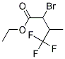 ETHYL 2-BROMO-3-METHYL-4,4,4-TRIFLUOROBUTYRATE Struktur