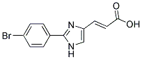 3-[2-(4-BROMO-PHENYL)-IMIDAZOL-4-YL]-ACRYLIC ACID Struktur