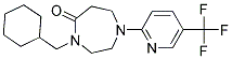 4-(CYCLOHEXYLMETHYL)-1-[5-(TRIFLUOROMETHYL)PYRIDIN-2-YL]-1,4-DIAZEPAN-5-ONE Struktur