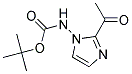 BOC-(2-ACETYLIMIDAZOL-1-YL)AMINE Struktur