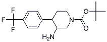 TERT-BUTYL 3-AMINO-4-(4-(TRIFLUOROMETHYL)PHENYL)PIPERIDINE-1-CARBOXYLATE Struktur