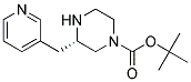 (S)-3-PYRIDIN-3-YLMETHYL-PIPERAZINE-1-CARBOXYLIC ACID TERT-BUTYL ESTER Struktur