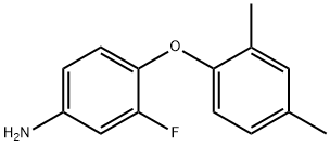 4-(2,4-DIMETHYLPHENOXY)-3-FLUOROANILINE Struktur