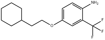 4-(2-CYCLOHEXYLETHOXY)-2-(TRIFLUOROMETHYL)ANILINE Struktur