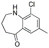 9-CHLORO-7-METHYL-1,2,3,4-TETRAHYDRO-BENZO[B]AZEPIN-5-ONE Struktur