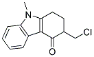 3-(CHLOROMETHYL)-1,2,3,9-TETRAHYDRO-9-METHYL-4H-CARBAZOL-4-ONE Struktur