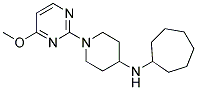 N-CYCLOHEPTYL-1-(4-METHOXYPYRIMIDIN-2-YL)PIPERIDIN-4-AMINE Struktur