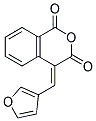 4-[1-FURAN-3-YL-METH-(E)-YLIDENE]-ISOCHROMAN-1,3-DIONE Struktur