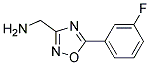 (5-(3-FLUOROPHENYL)-1,2,4-OXADIAZOL-3-YL)METHANAMINE Struktur