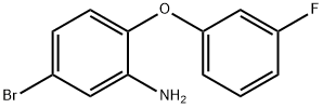 5-BROMO-2-(3-FLUOROPHENOXY)ANILINE Struktur