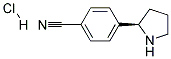 (R)-4-(PYRROLIDIN-2-YL)BENZONITRILE HYDROCHLORIDE Struktur