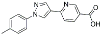 6-[1-(4-METHYLPHENYL)-1H-PYRAZOL-4-YL]NICOTINIC ACID Struktur