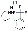 (S)-2-(2-(TRIFLUOROMETHYL)PHENYL)PYRROLIDINE HYDROCHLORIDE Struktur