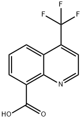 4-(TRIFLUOROMETHYL)QUINOLINE-8-CARBOXYLIC ACID Struktur