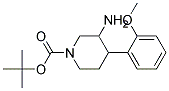 TERT-BUTYL 3-AMINO-4-(2-METHOXYPHENYL)PIPERIDINE-1-CARBOXYLATE Struktur