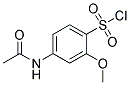 4-ACETAMIDO-2-METHOXYBENZENESULFONYL CHLORIDE Struktur