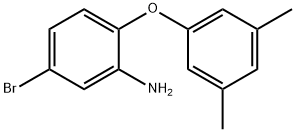 5-BROMO-2-(3,5-DIMETHYLPHENOXY)ANILINE Struktur