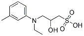 N-ETHYL-N-(2-HYDROXY-3-SULFOPROPYL)-M-TOLUIDINE Struktur