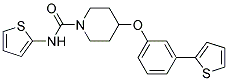 N-2-THIENYL-4-[3-(2-THIENYL)PHENOXY]PIPERIDINE-1-CARBOXAMIDE Struktur