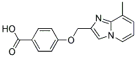 4-[(8-METHYLIMIDAZO[1,2-A]PYRIDIN-2-YL)METHOXY]BENZOIC ACID Struktur