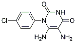 5,6-DIAMINO-1-(4-CHLORO-PHENYL)-1H-PYRIMIDINE-2,4-DIONE Struktur