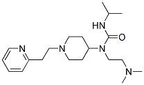 N-[2-(DIMETHYLAMINO)ETHYL]-N'-ISOPROPYL-N-[1-(2-PYRIDIN-2-YLETHYL)PIPERIDIN-4-YL]UREA Struktur