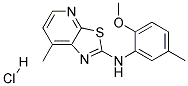 N-(2-METHOXY-5-METHYLPHENYL)-7-METHYL[1,3]THIAZOLO[5,4-B]PYRIDIN-2-AMINE HYDROCHLORIDE Struktur