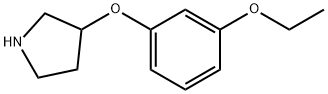 3-(3-ETHOXYPHENOXY)PYRROLIDINE Struktur