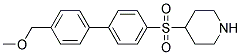 4-([4'-(METHOXYMETHYL)BIPHENYL-4-YL]SULFONYL)PIPERIDINE Struktur