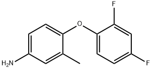 4-(2,4-DIFLUOROPHENOXY)-3-METHYLANILINE Struktur