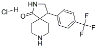 4-(4-(TRIFLUOROMETHYL)PHENYL)-2,8-DIAZASPIRO[4.5]DECAN-1-ONE HYDROCHLORIDE Struktur