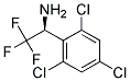 (S)-2,2,2-TRIFLUORO-1-(2,4,6-TRICHLORO-PHENYL)-ETHYLAMINE Struktur