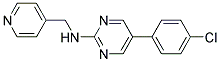 5-(4-CHLOROPHENYL)-N-(PYRIDIN-4-YLMETHYL)PYRIMIDIN-2-AMINE Struktur