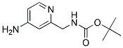 (4-AMINO-PYRIDIN-2-YLMETHYL)-CARBAMIC ACID TERT-BUTYL ESTER Struktur