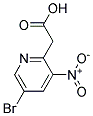 (5-BROMO-3-NITRO-PYRIDIN-2-YL)-ACETIC ACID Struktur