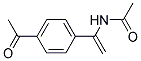 N-[1-(4-ACETYL-PHENYL)-VINYL]-ACETAMIDE Struktur