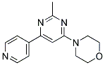 4-(2-METHYL-6-PYRIDIN-4-YLPYRIMIDIN-4-YL)MORPHOLINE Struktur