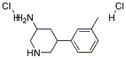 5-M-TOLYLPIPERIDIN-3-AMINE DIHYDROCHLORIDE Struktur