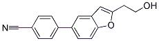 4-[2-(2-HYDROXYETHYL)-1-BENZOFURAN-5-YL]-BENZONITRILE Struktur