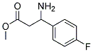 METHYL-3-AMINO-3-(4-FLUOROPHENYL)PROPIONATE Struktur