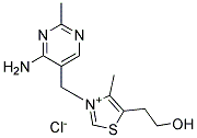 3-[(4-AMINO-2-METHYL-5-PYRIMIDYL)-METHYL]-5-(2-HYDROXYETHYL)-4-METHYLTHIAZOLIUMCHLORIDE Struktur