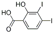 3,4-DIIODOSALICYLIC ACID Struktur