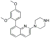 8-(2,4-DIMETHOXYPHENYL)-2-PIPERAZIN-1-YLQUINOLINE Struktur