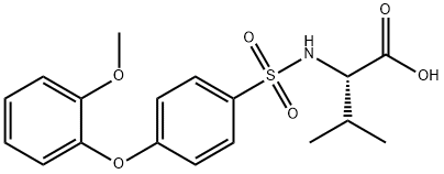 N-([4-(2-METHOXYPHENOXY)PHENYL]SULFONYL)VALINE Struktur