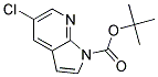 5-CHLORO-PYRROLO[2,3-B]PYRIDINE-1-CARBOXYLIC ACID TERT-BUTYL ESTER Struktur