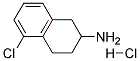 5-CHLORO-1,2,3,4-TETRAHYDRO-NAPHTHALEN-2-YLAMINE HYDROCHLORIDE Struktur