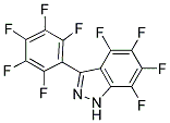 4,5,6,7-TETRAFLUORO-3-PENTAFLUOROPHENYL-1H-INDAZOLE Struktur