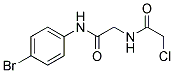 N-[2-[(4-BROMOPHENYL)AMINO]-2-OXOETHYL]-2-CHLOROACETAMIDE Struktur