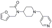 N-(2-FURYLMETHYL)-N-[1-(PYRIDIN-4-YLMETHYL)PIPERIDIN-4-YL]ACETAMIDE Struktur