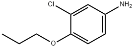 3-CHLORO-4-PROPOXYANILINE Struktur